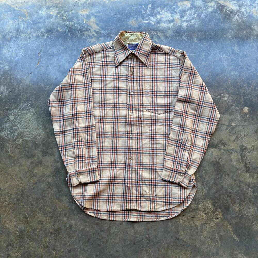 Vintage Pendleton Pure Virgin Wool Flannel Shirt